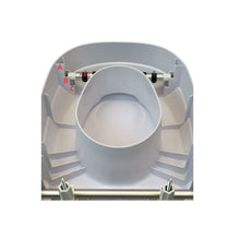 FIXED TOILET SEAT HEIGHT ADJUSTABLE WITH LIFT-UP ARMRESTS