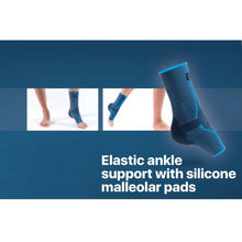ELASTIC ANKLE SUPPORT WITH SILICONE PADS