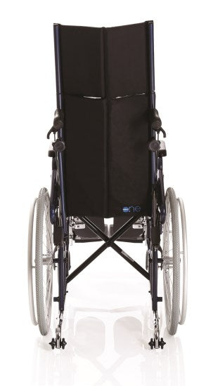 FOLDING WHEELCHAIR WITH RECLINING BACKREST