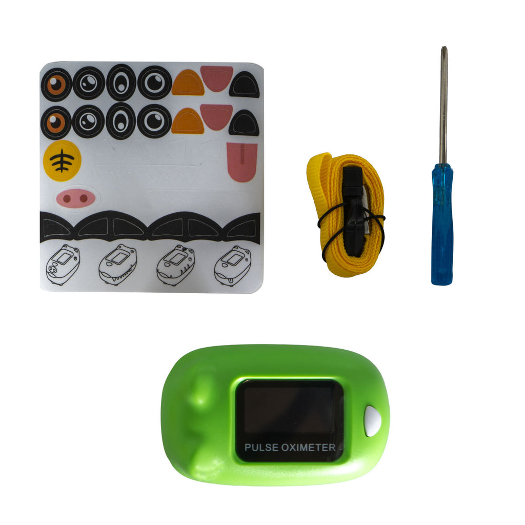 Pediatric Fingertip Pulse Oximeter Green CMS50Q1