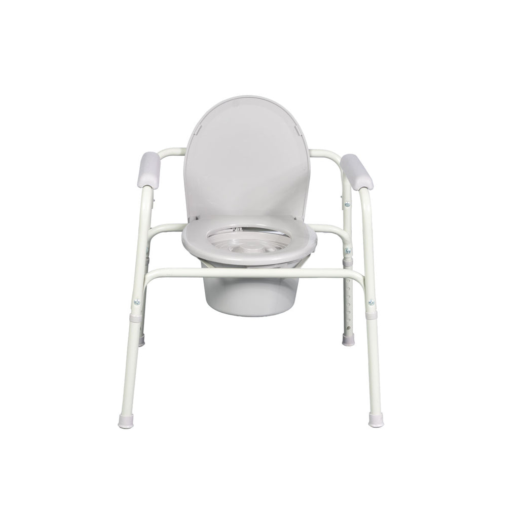 Fixed Commode Chair Beige