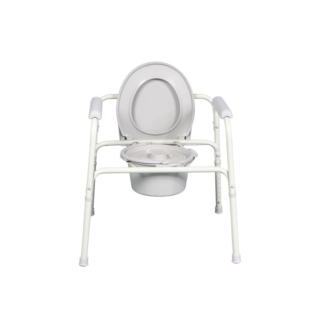 Fixed Commode Chair Beige