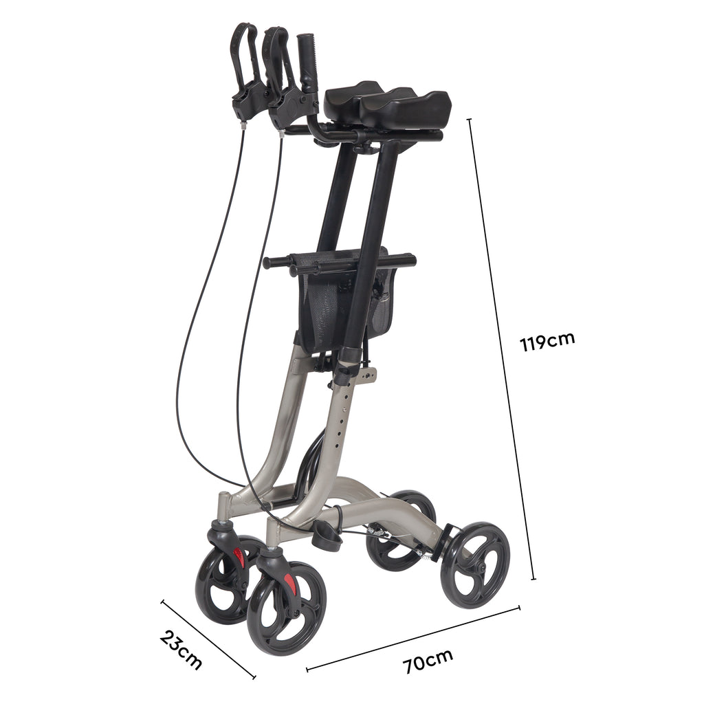 Rollator with Antibrachial Support Alumin.