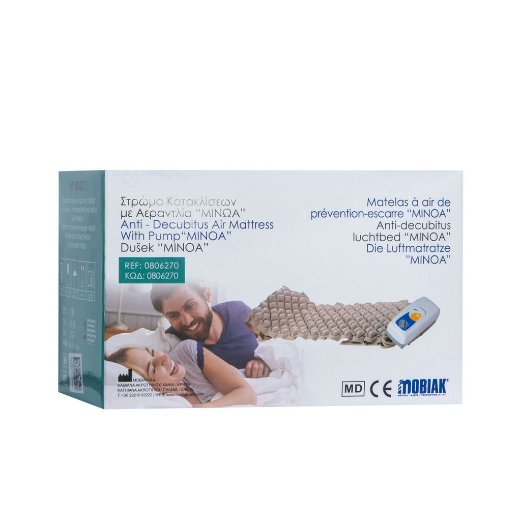 Set Anti-Decubitus Bubble Mattress with Air Pump “Minoa” (130kg)