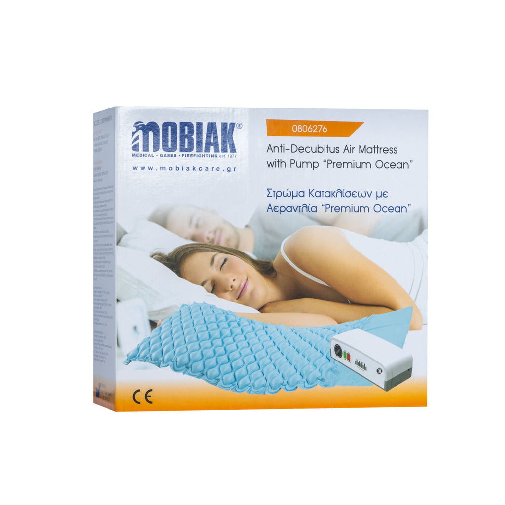 Set Anti-Decubitus Bubble Mattress with Air Pump “Premium Ocean” (130kg)