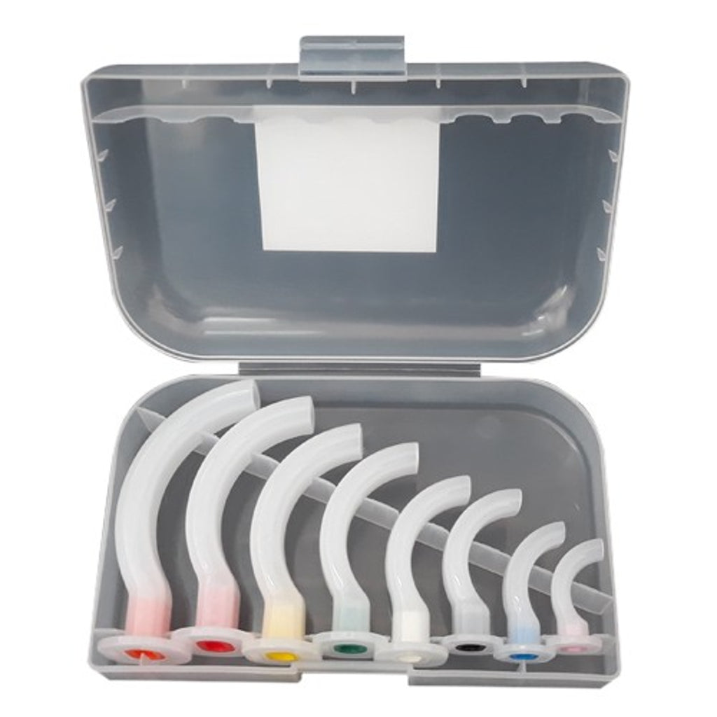 Guedel Type Oropharyngeal Airway Set (Set of 8)