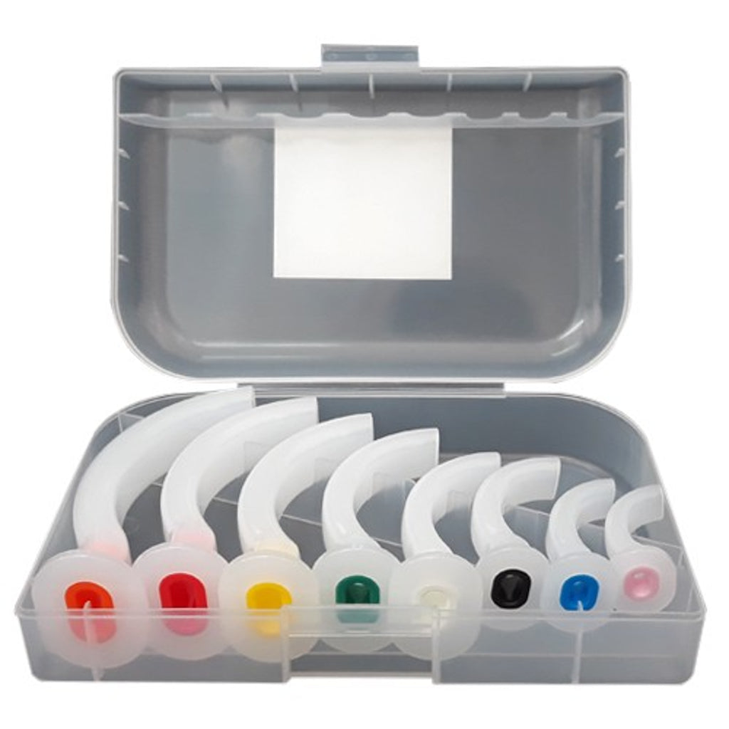 Guedel Type Oropharyngeal Airway Set (Set of 8)