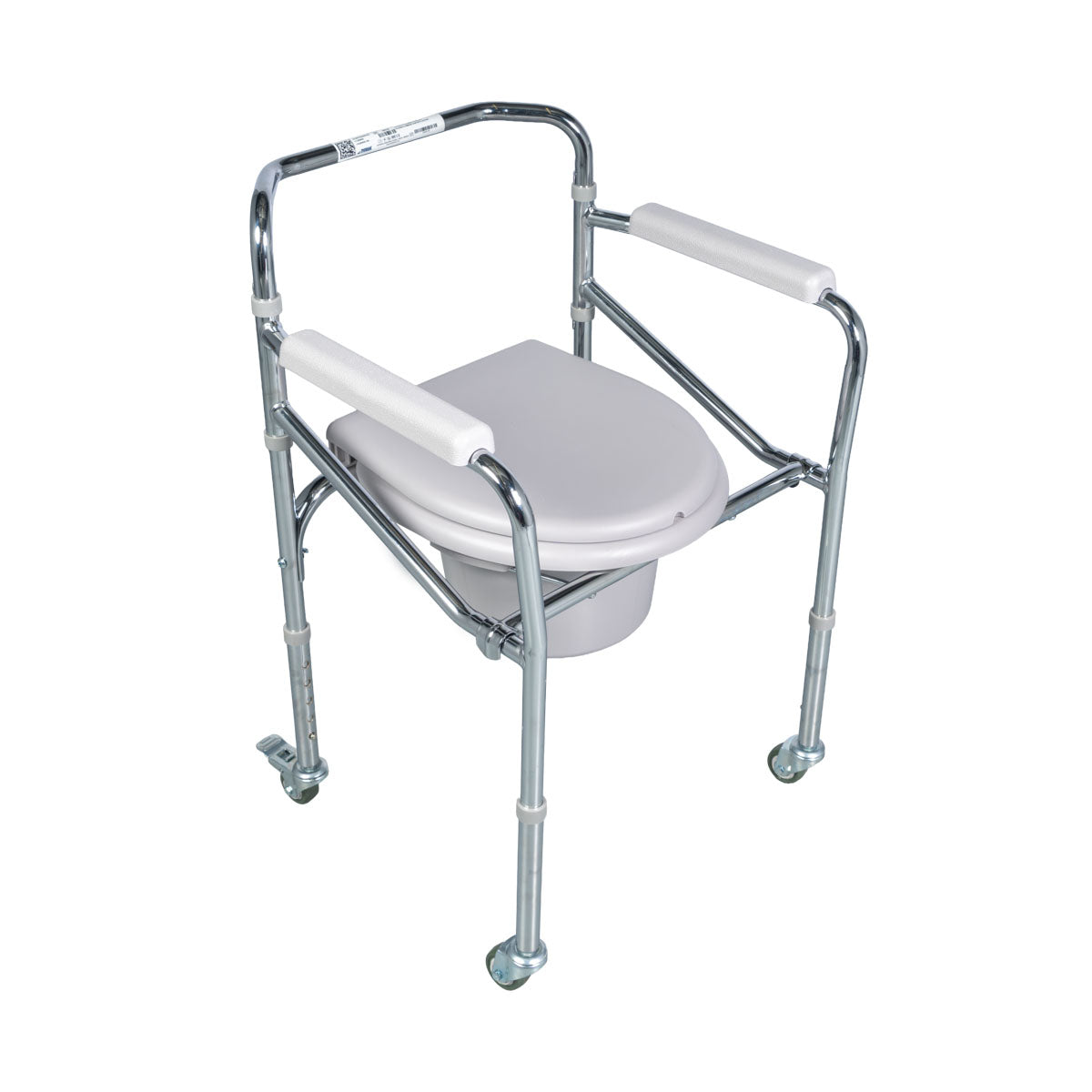 WHEELED FOLDING TOILET