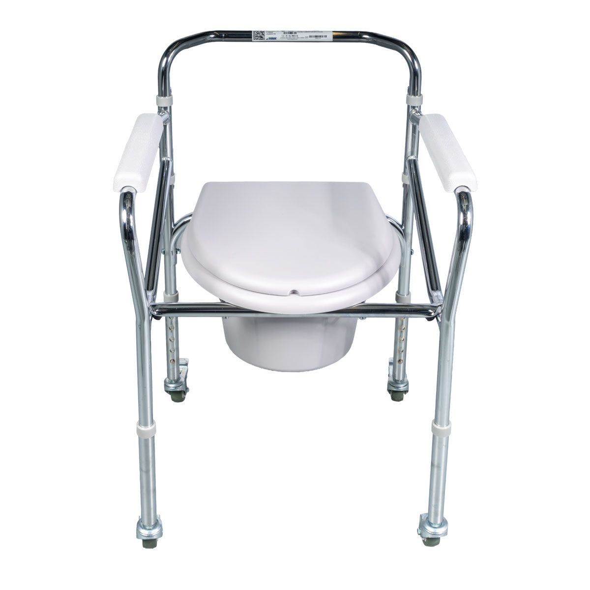 WHEELED FOLDING TOILET