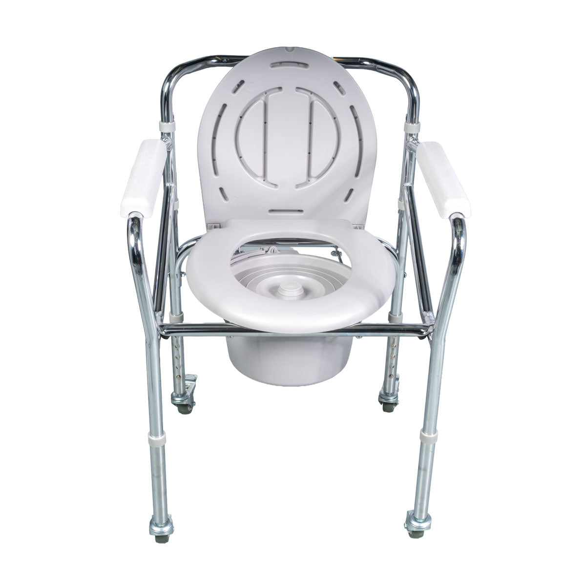 WHEELED FOLDING TOILET