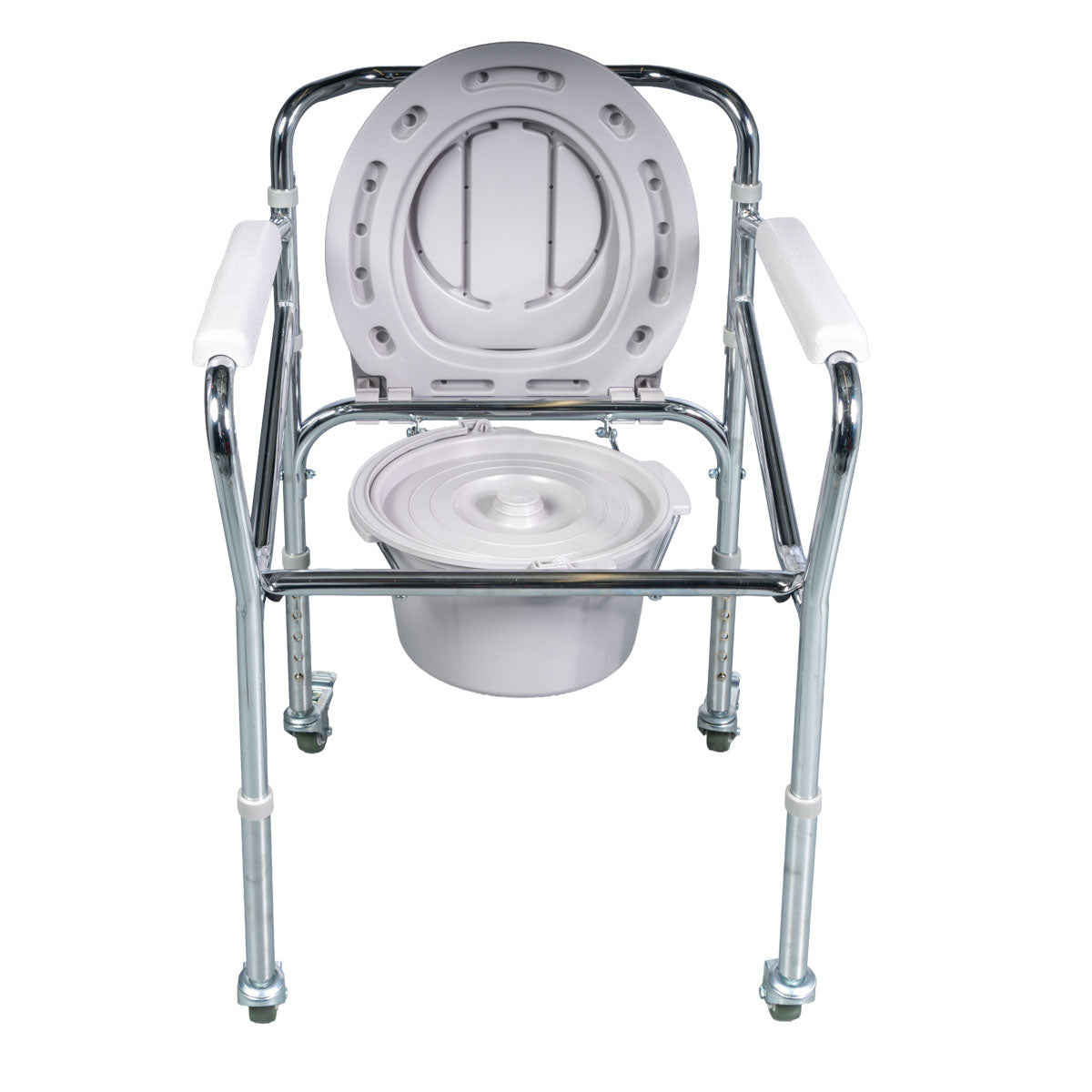 WHEELED FOLDING TOILET