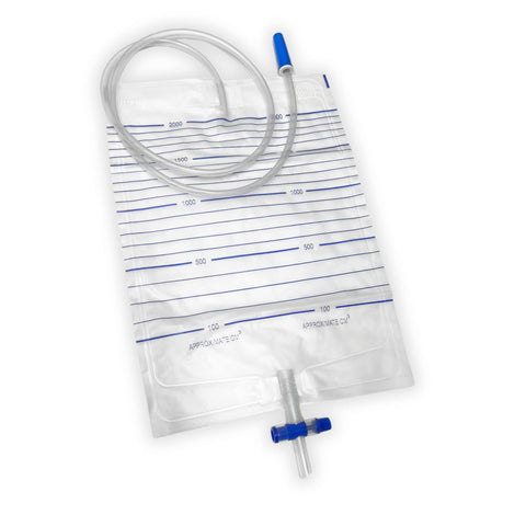 Disposable Urine BAG-2LIT -with Outlet (T-Valve)