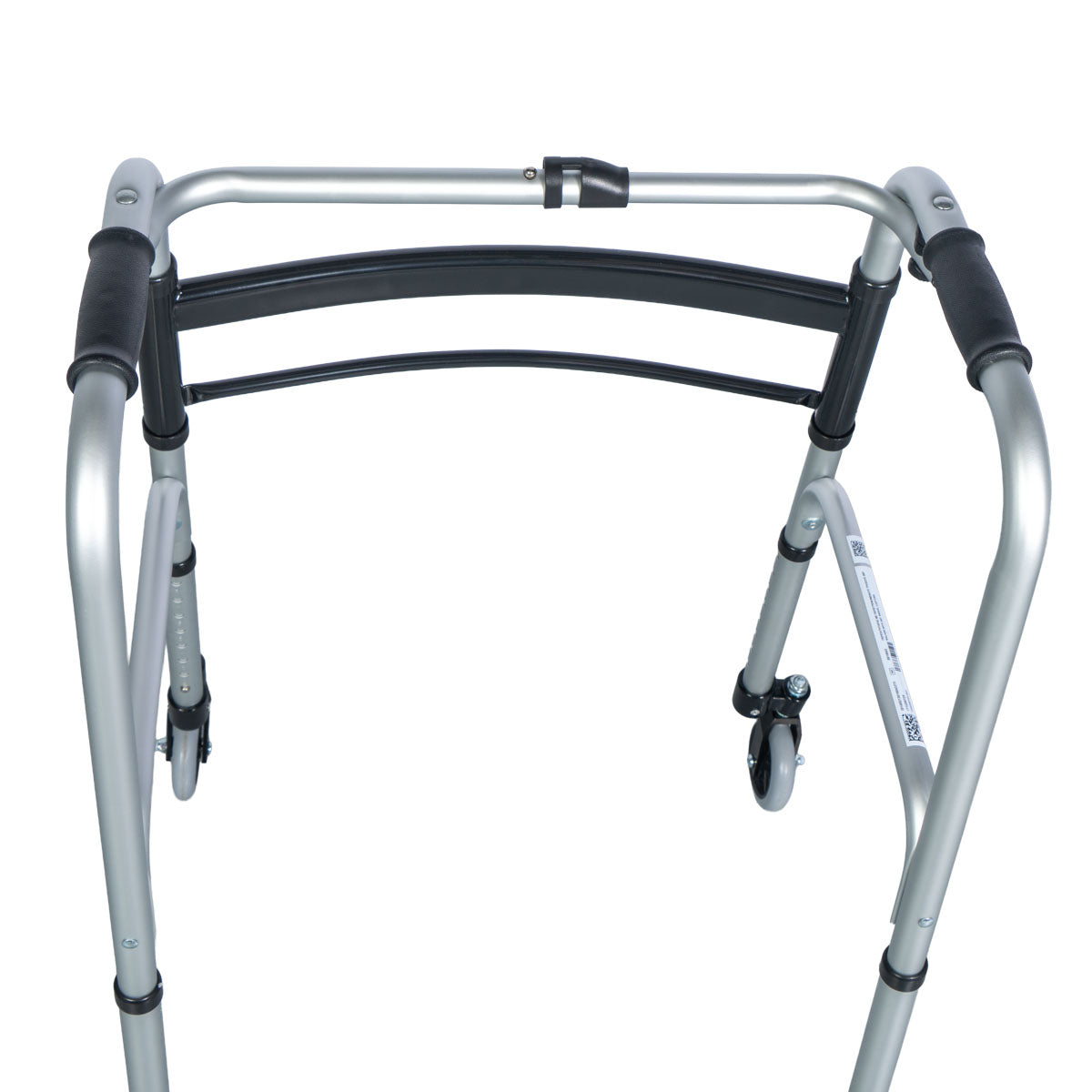 Walker handles and folding mechanism