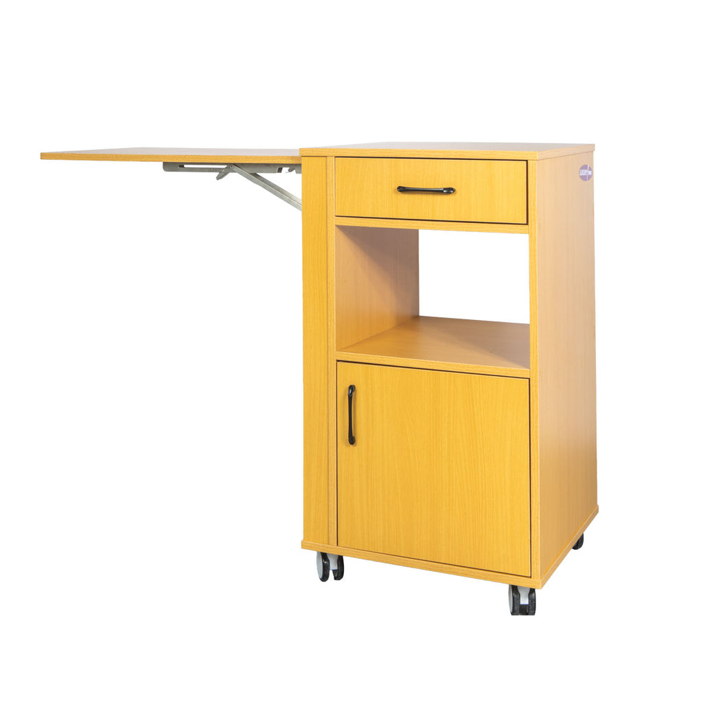Luxury Wooden Bedside Cabinet with Table
