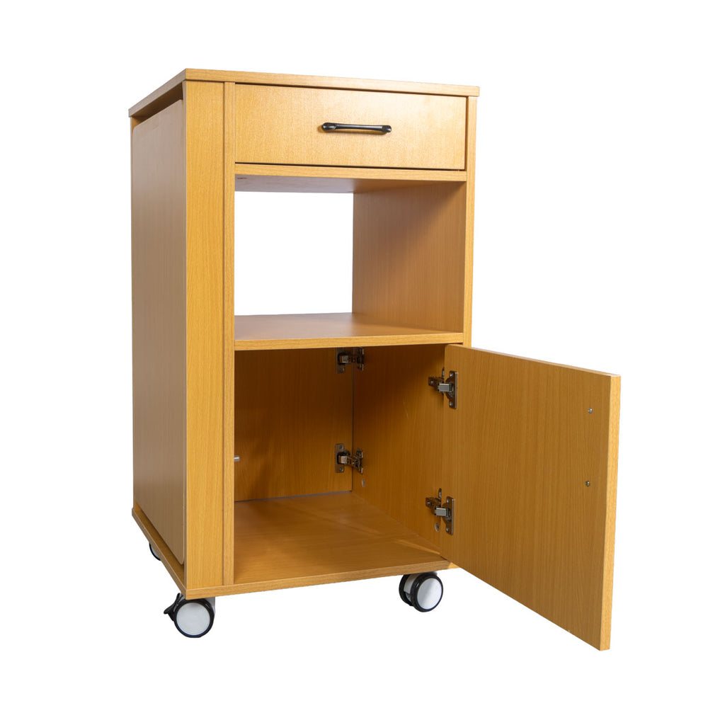 Luxury Wooden Bedside Cabinet with Table
