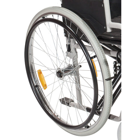 Spare 24'' Spoke Pneumatic Wheel, Steel Handrim, Qr for Gemini with axel