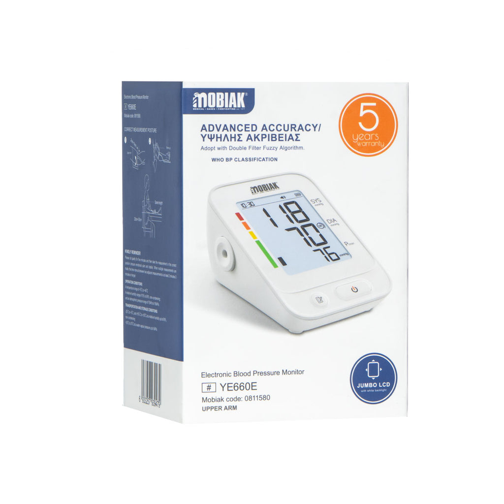 Talking Blood Pressure Monitor with Atrial Fibrillation (Afib) Detection