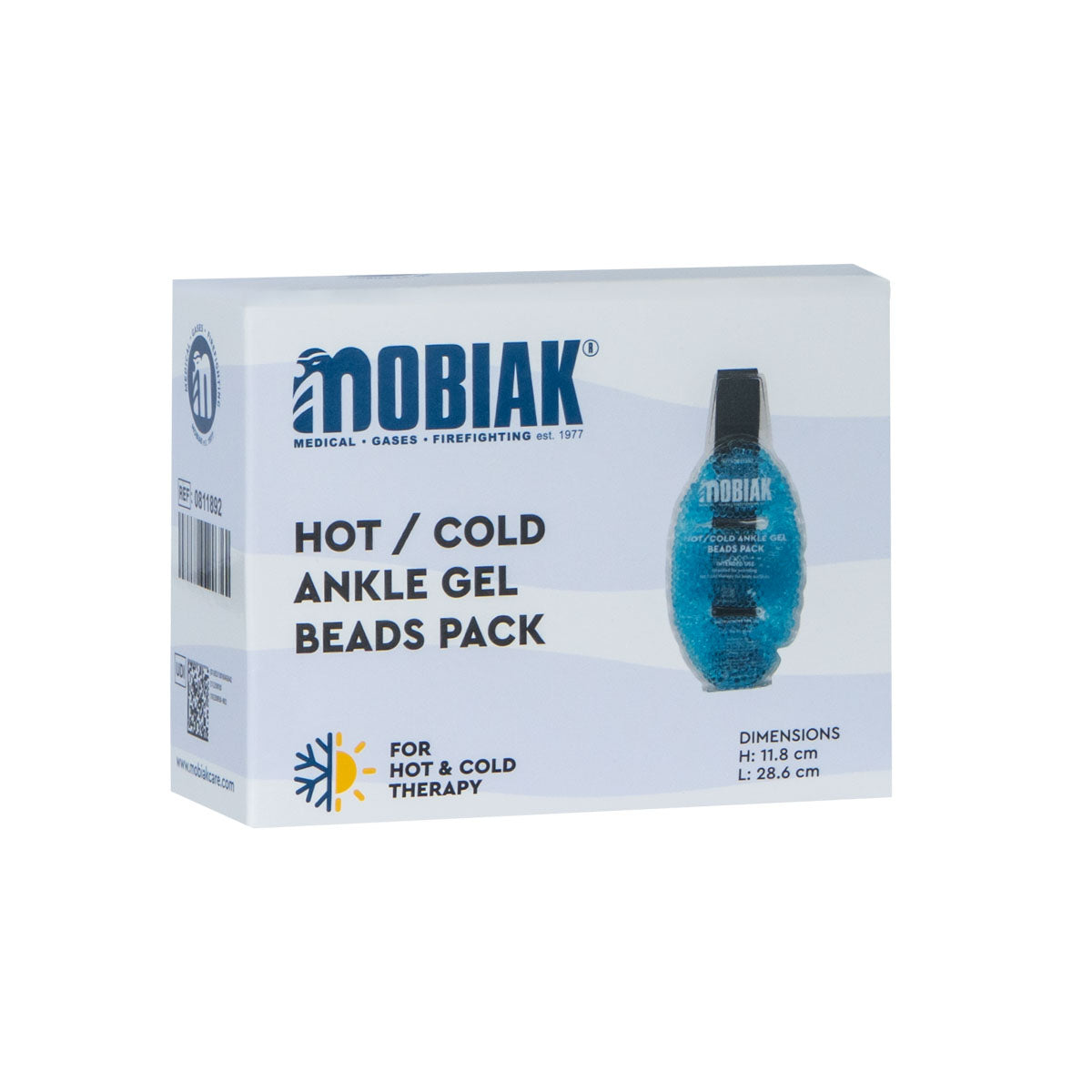 Hot/Cold Ankle Pad With Gel Beads – Mobiak 0811892