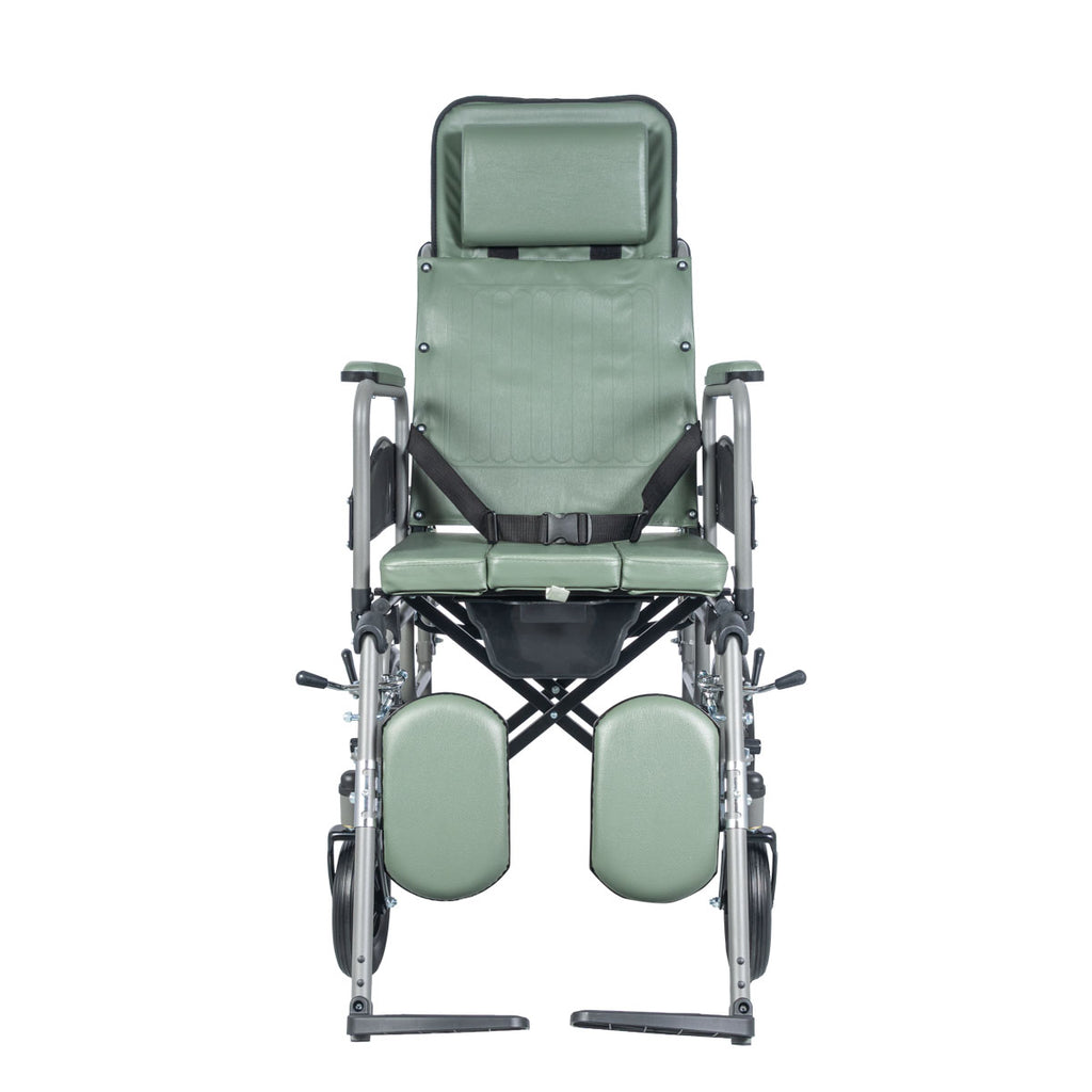 Reclining Wheelchair with Commode "Proteus IV"