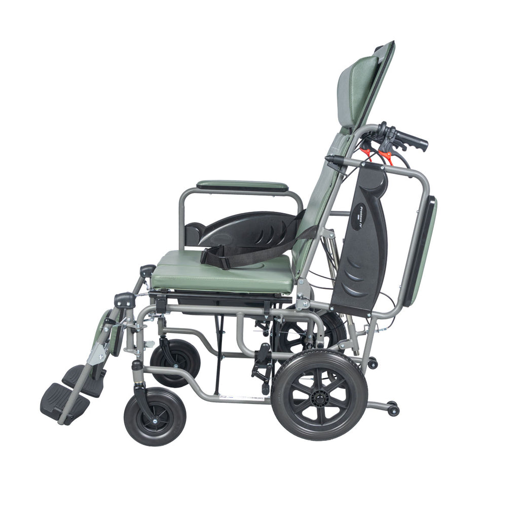 Reclining Wheelchair with Commode "Proteus IV"