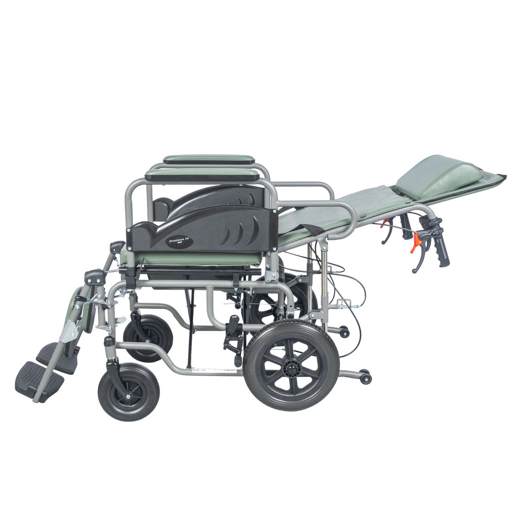 Reclining Wheelchair with Commode "Proteus IV"