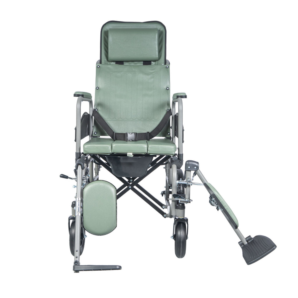Reclining Wheelchair with Commode "Proteus IV"