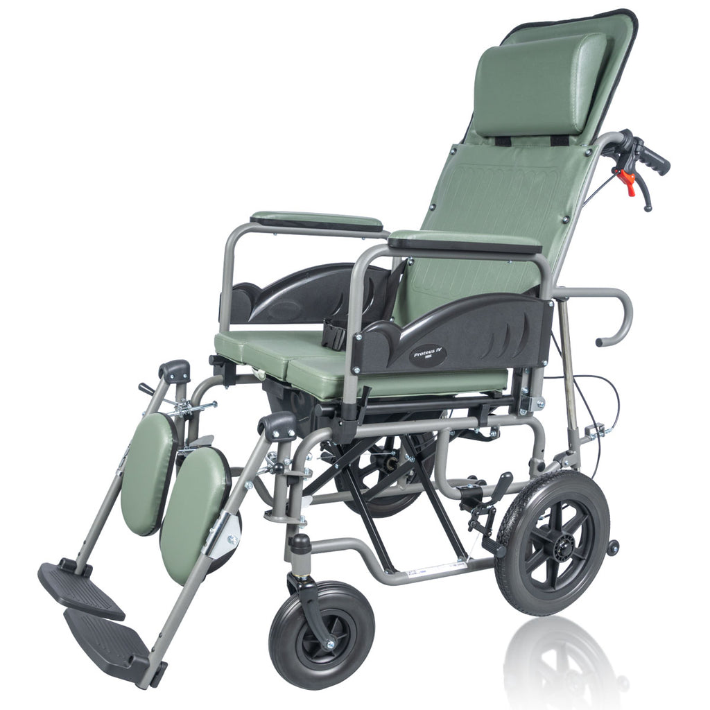 Reclining Wheelchair with Commode "Proteus IV"