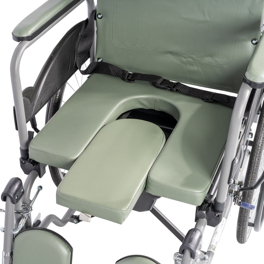 Reclining Wheelchair with Commode "Proteus II"