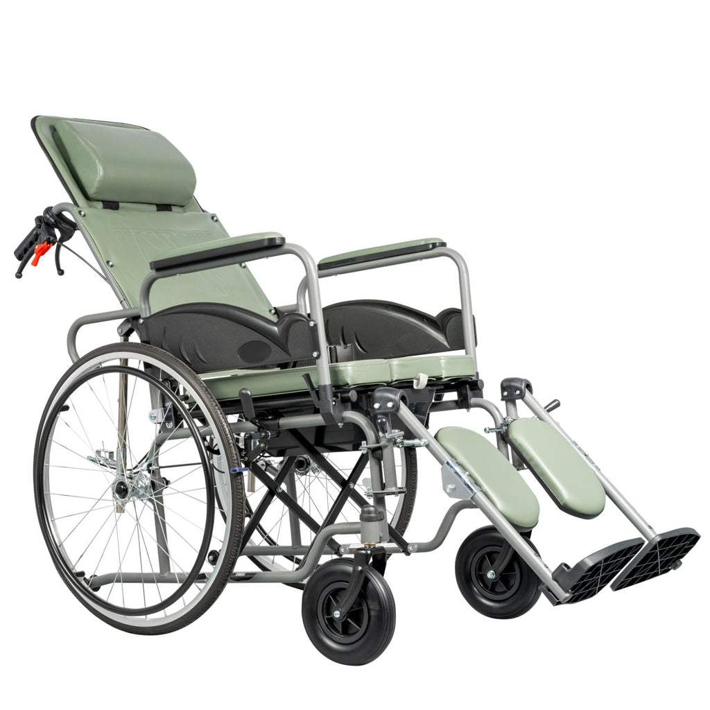 Reclining Wheelchair with Commode "Proteus II"