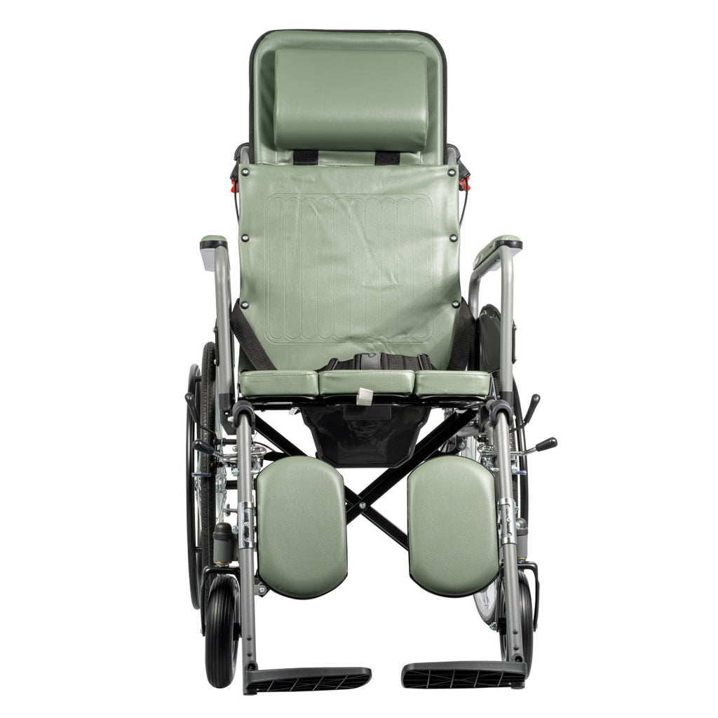 Reclining Wheelchair with Commode "Proteus II"