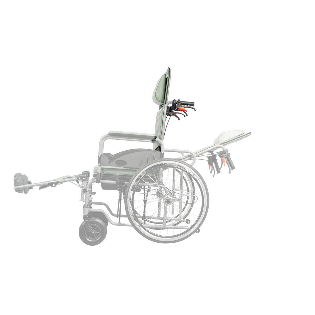 Reclining Wheelchair with Commode "Proteus II"