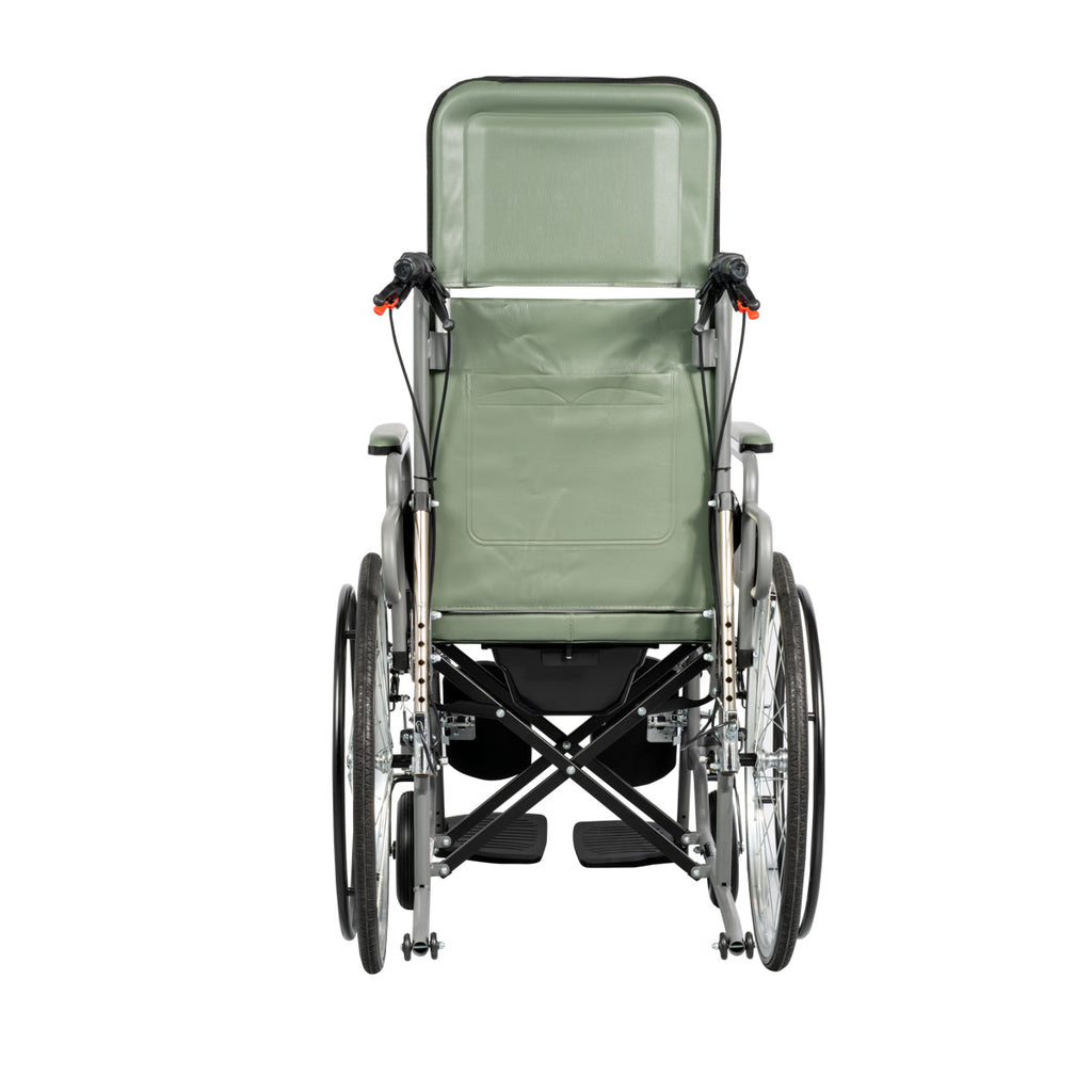 Reclining Wheelchair with Commode "Proteus II"