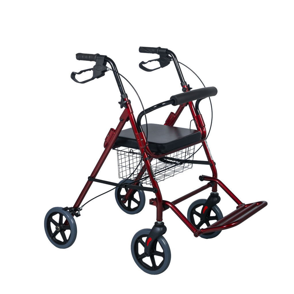 Rollator Walker 2 in 1 "Cherry"