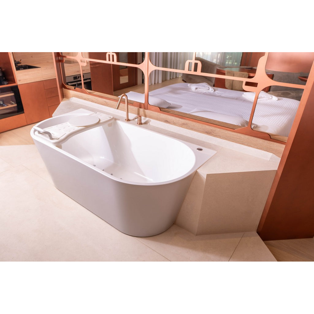 Adjustable Bathtub Board with Rotating Base