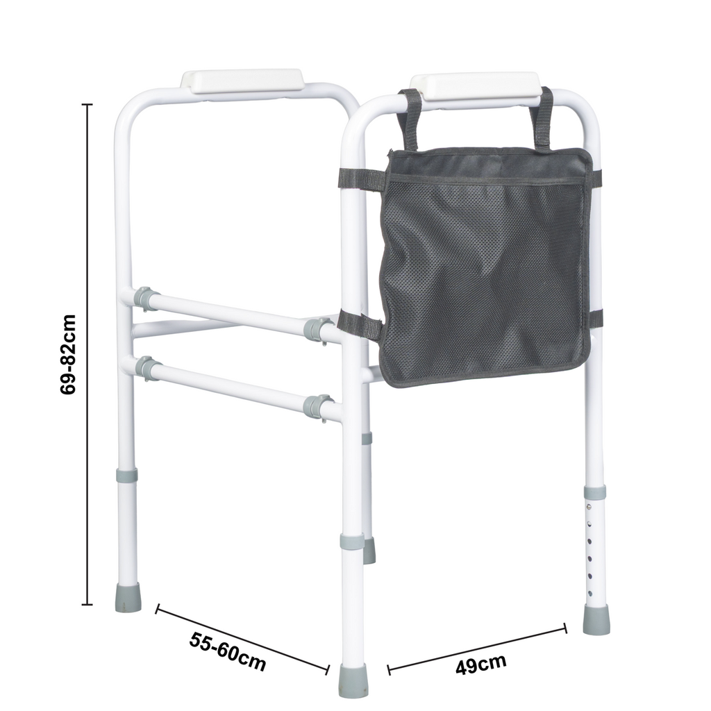Adjustable Toilet Support Frame