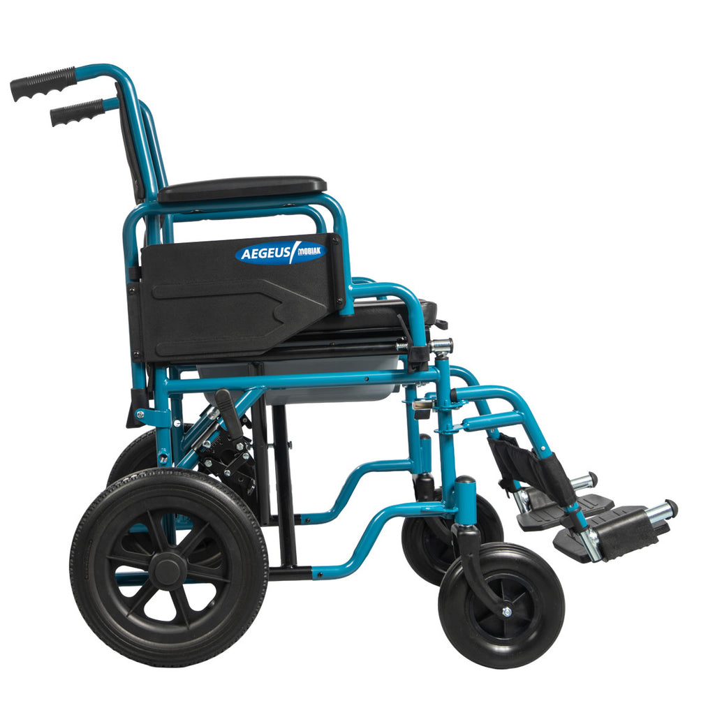 Commode Wheelchair U-Shape Aegeus