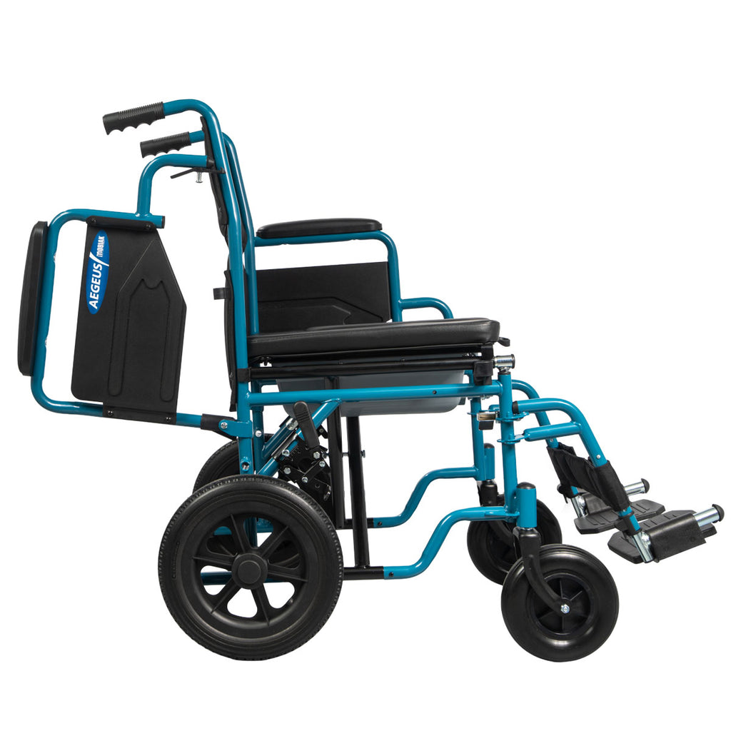Commode Wheelchair U-Shape Aegeus