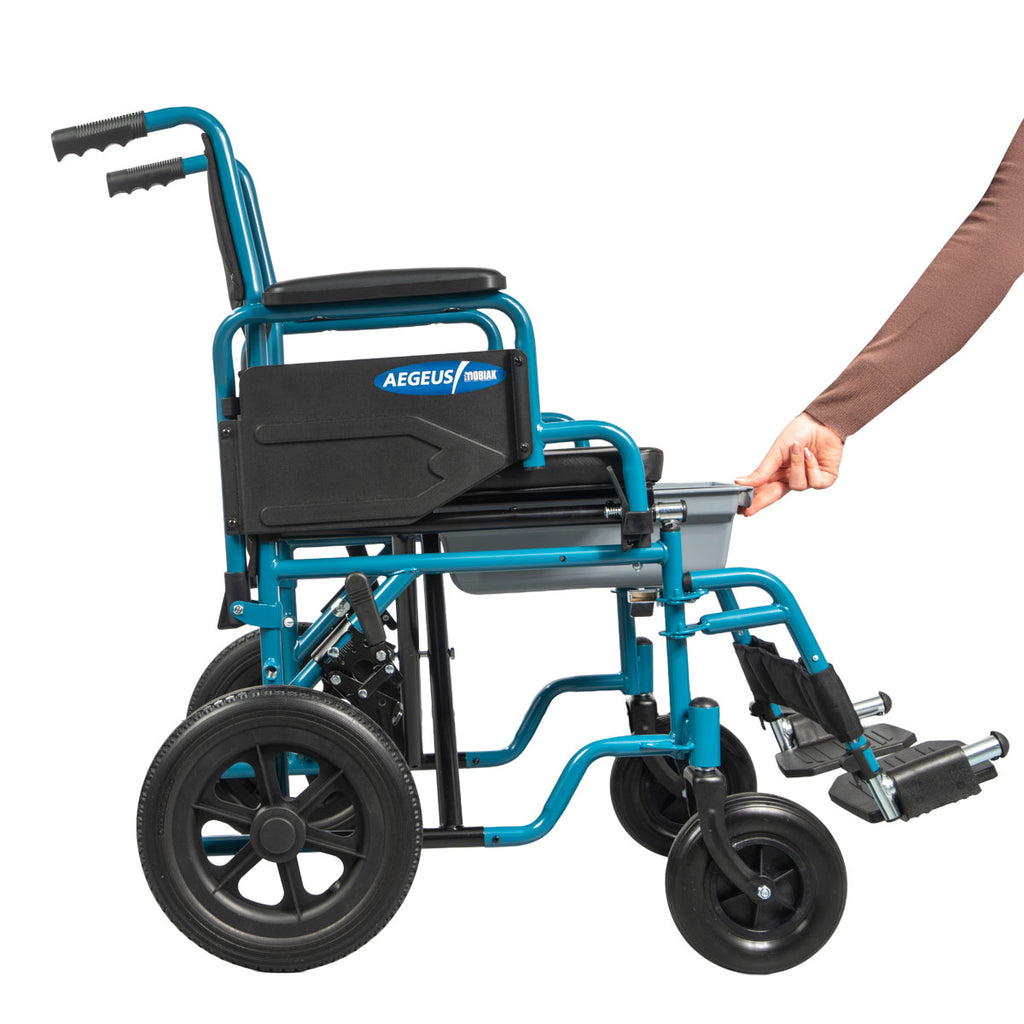 Commode Wheelchair U-Shape Aegeus