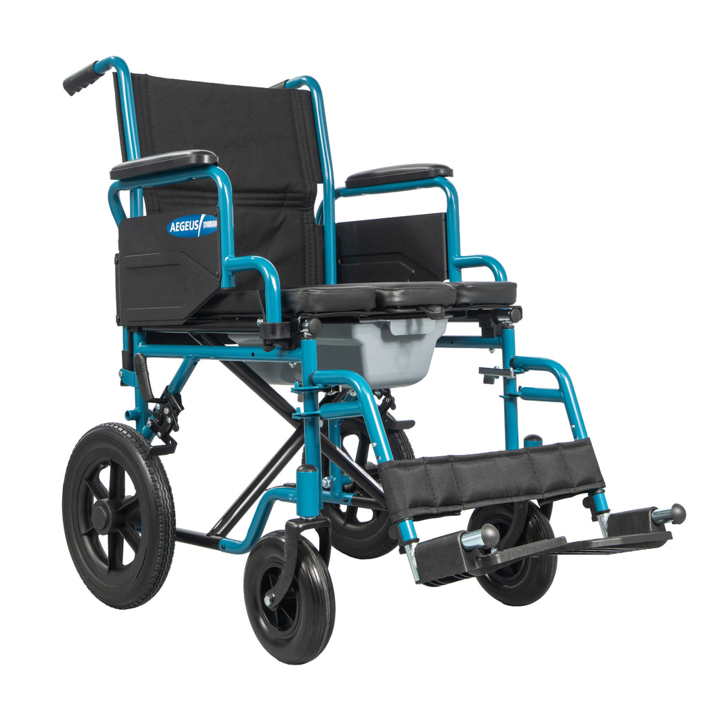 Commode Wheelchair U-Shape Aegeus