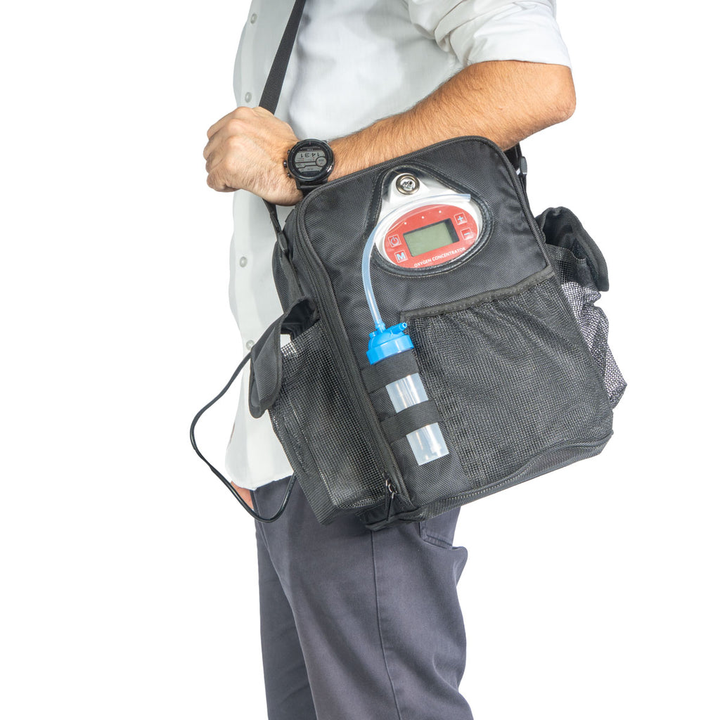 Pulse and Continuous Flow Portable Oxygen Concentrator