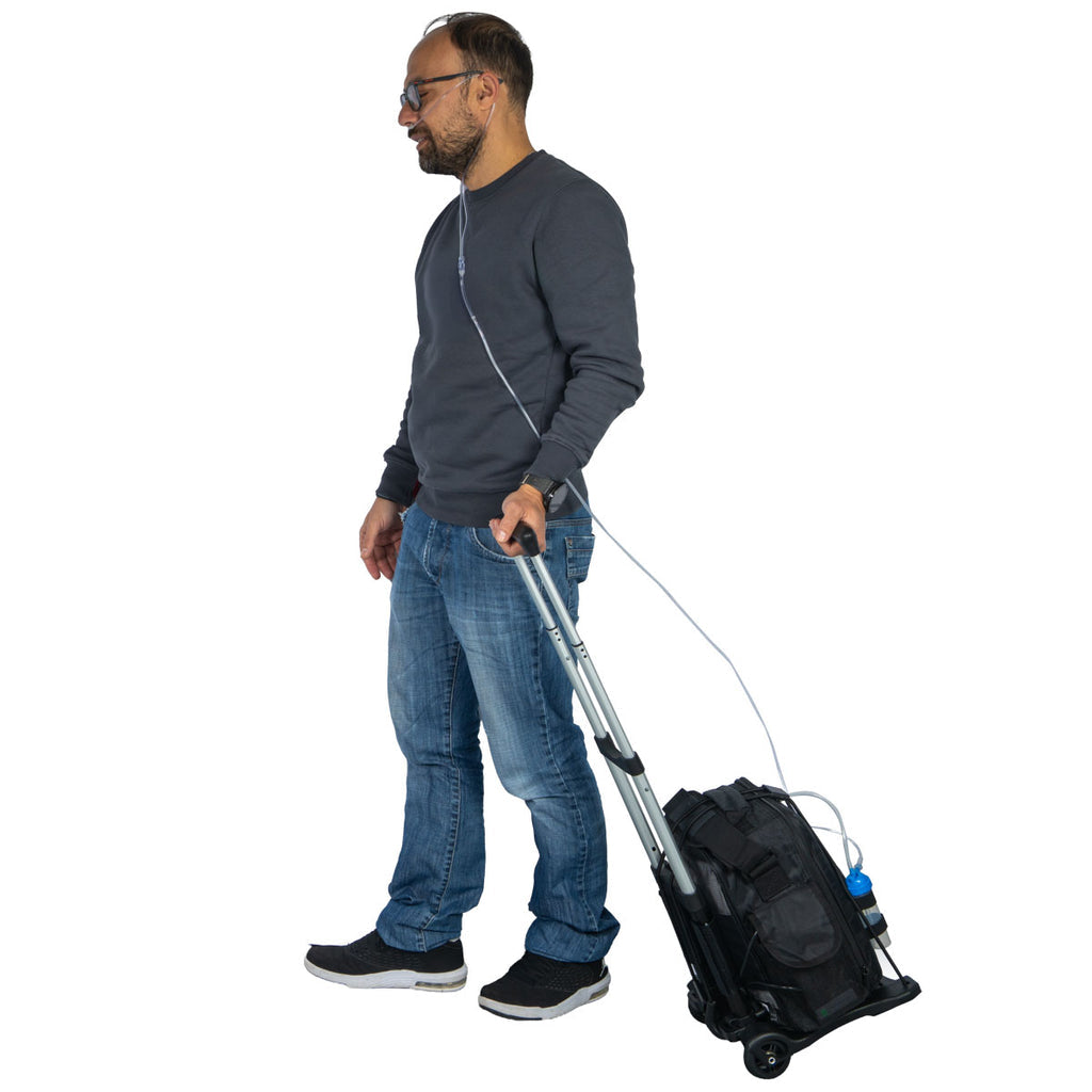 Pulse and Continuous Flow Portable Oxygen Concentrator