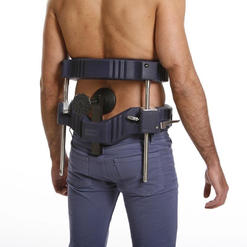 Meditrac Vertetrac portable lumbar traction device