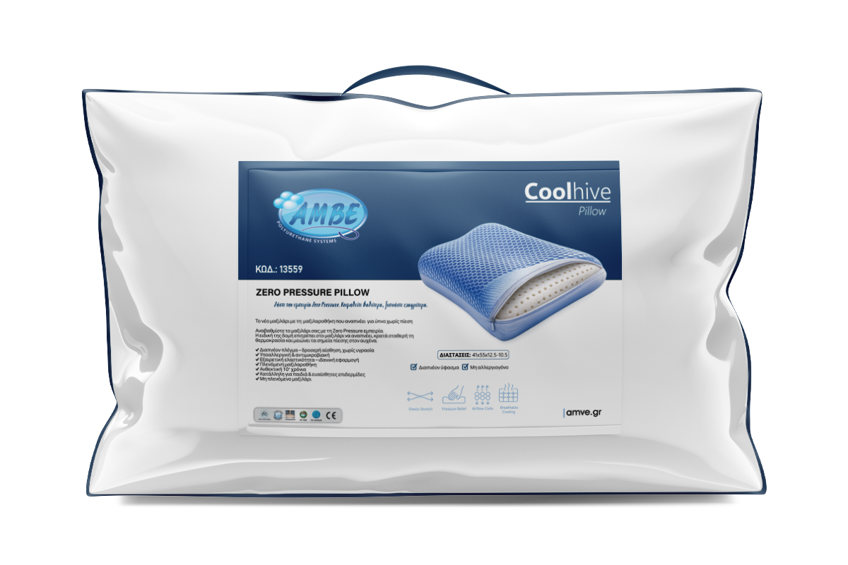 Coolhive Zero Pressure memory foam pillow