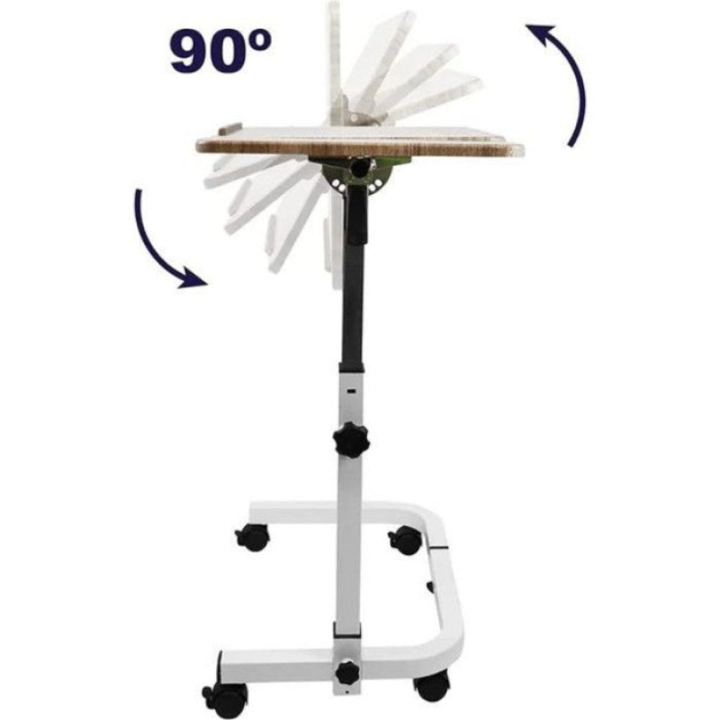 BED TABLE WITH WHEELS, AUXILIARY TABLES FOR WHEELCHAIRS AND HIGH HOSPITAL