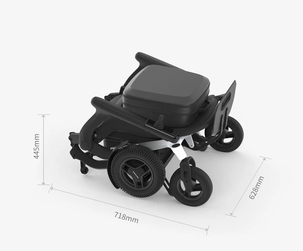 Robooter E80 folded dimensions