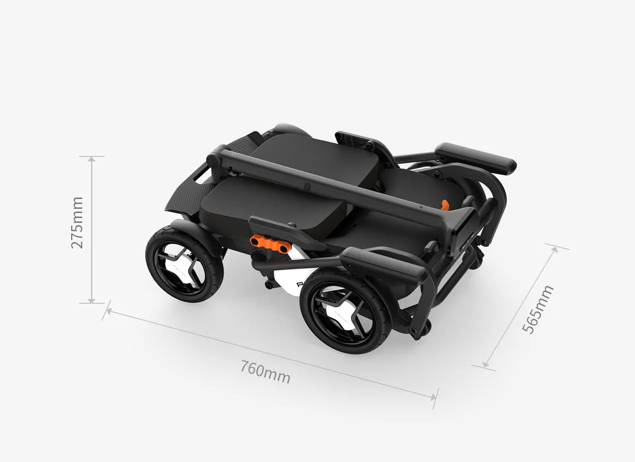 Robooter Q40 folded dimensions