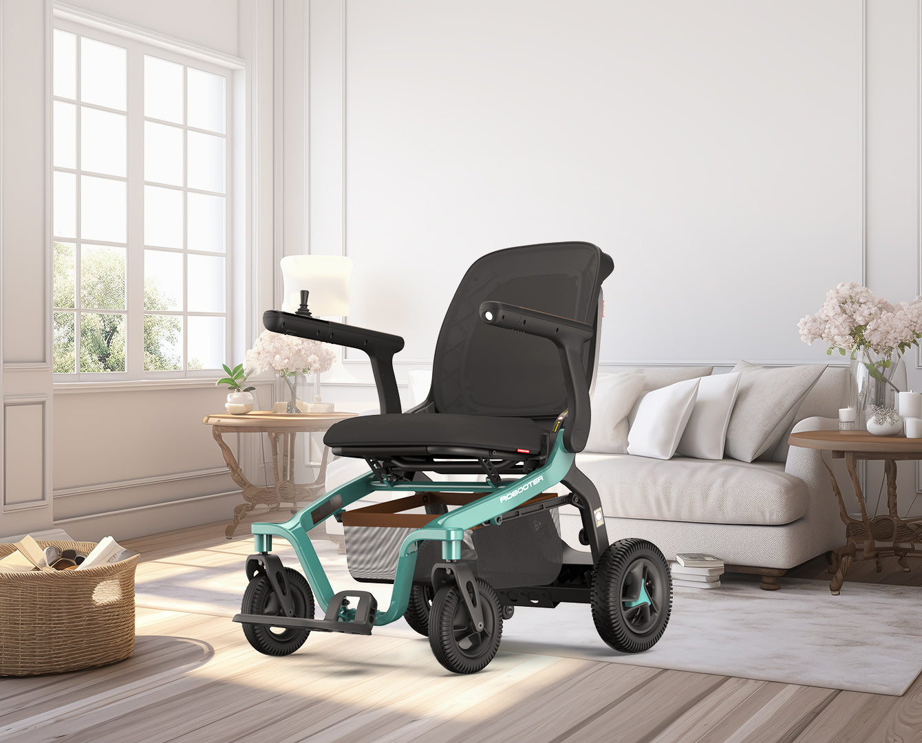 Robooter E40 foldable indoor electric wheelchair