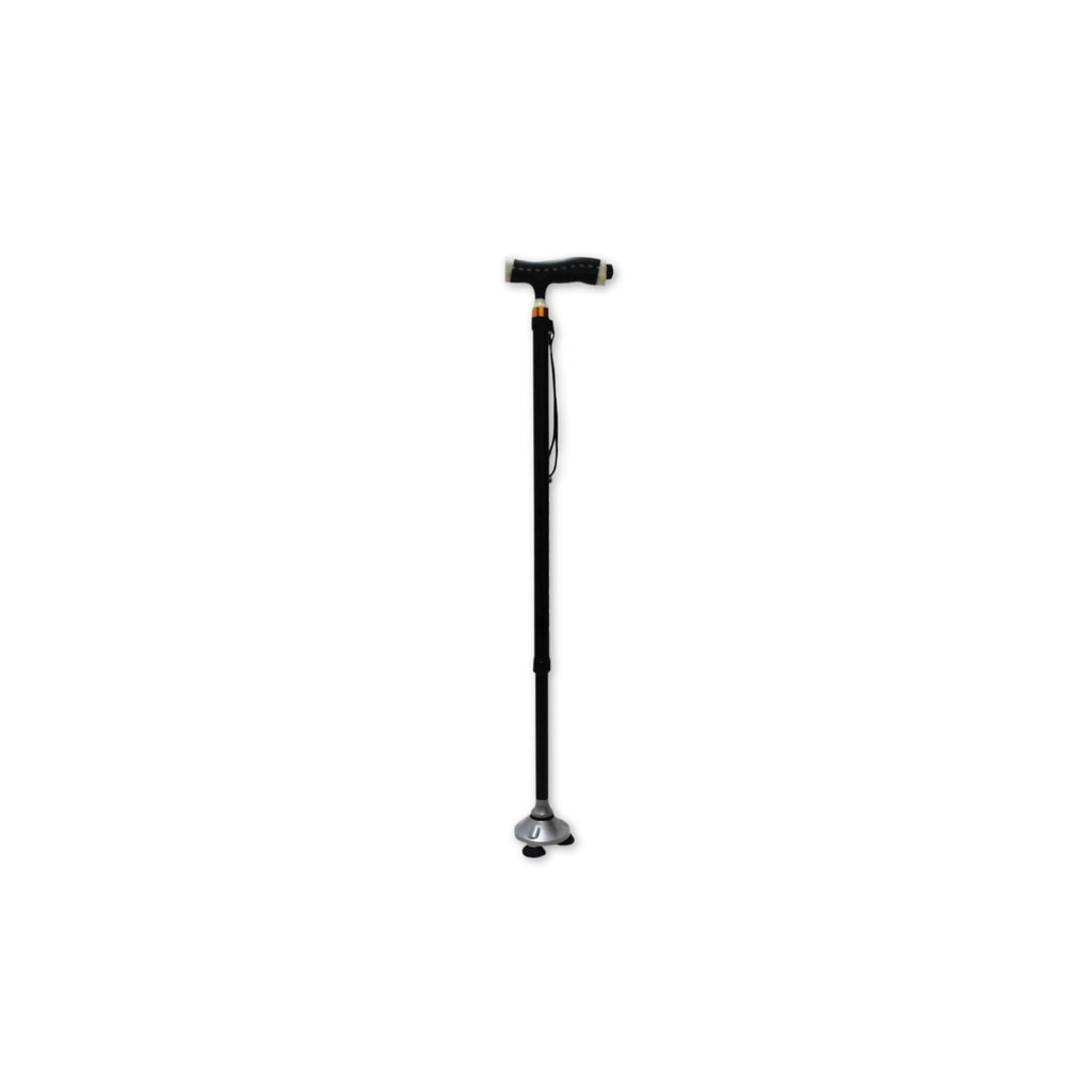 Adjustable Stick with Self-Stand Ferrule & Light