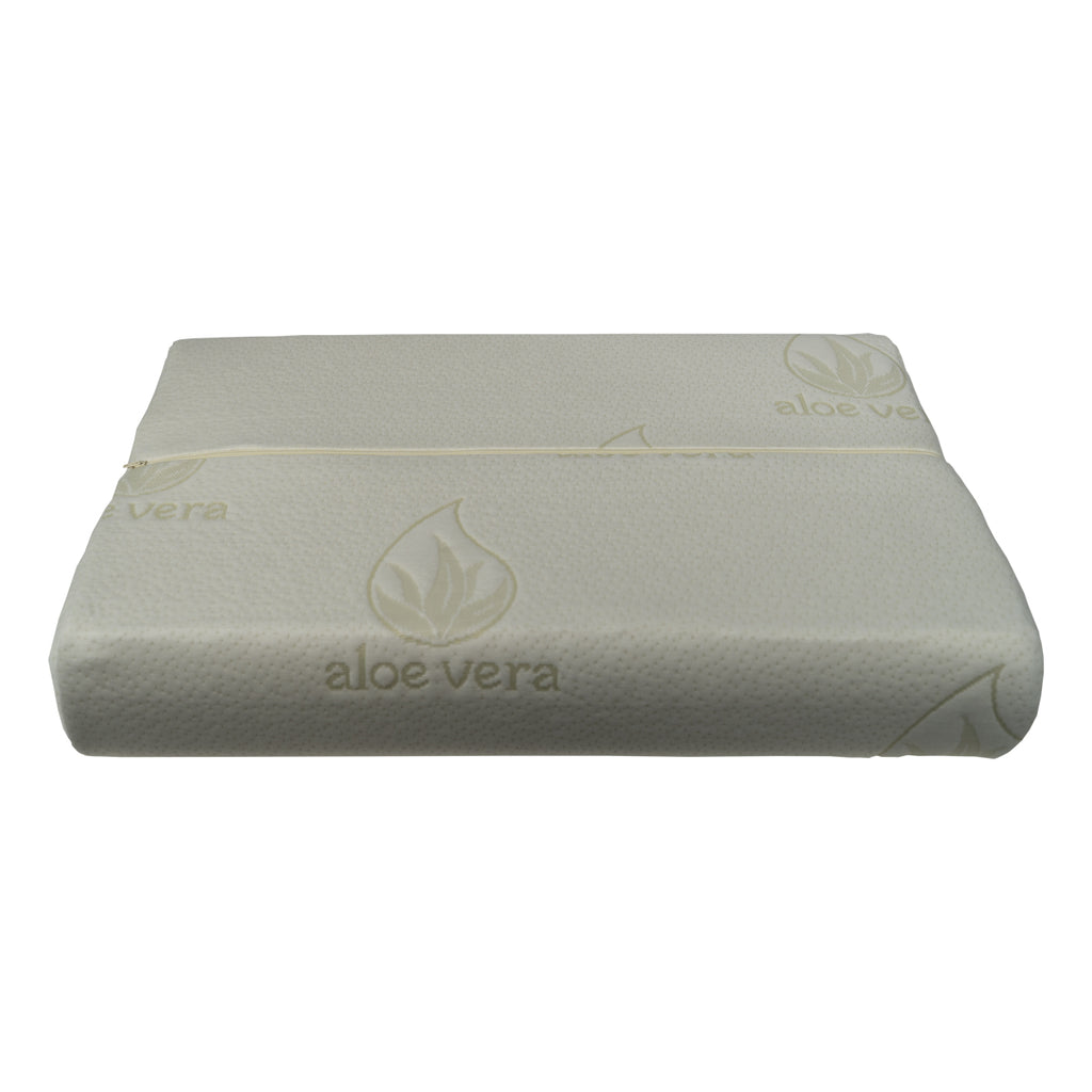 Pillow with Gel & Memory Foam "Aloe Vera " (60CMX40CMX12/10CM)
