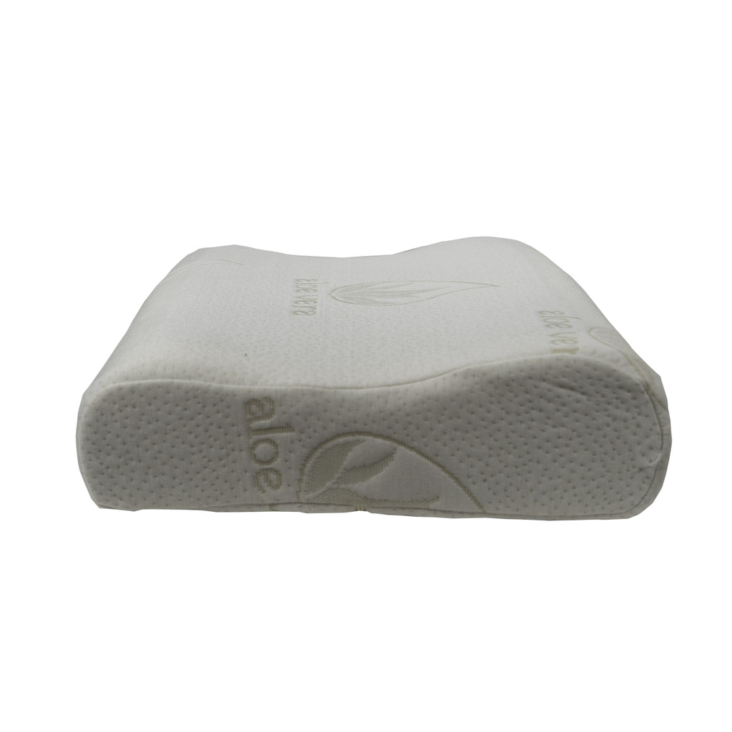 Pillow with Gel & Memory Foam "Aloe Vera " (60CMX40CMX12/10CM)